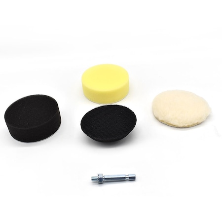 Superior Pads And Abrasives 3 Inch Detail Polisher Pad Set 4Piece PDS3
