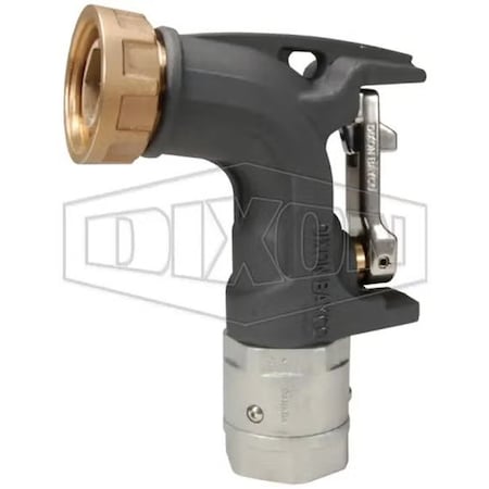 Dixon Ball Nozzle, 1-1/2 in FNPT Swivel x Quick Fill Nut, Aluminum, Domestic BL064