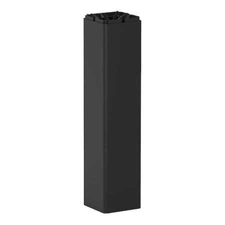 Westgate G8 BOLLARD 34in SHAFT BLK, RAL9005 BOL-G8-SHAFT-34-BK