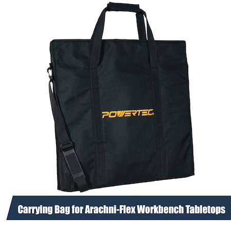 Powertec Carrying Bag for Arachni-Flex Workbench Tabletops with Shoulder Strap & Accessory Pouch 72135