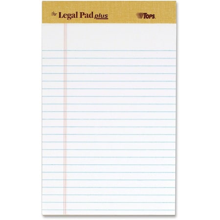 Tops Writing Pads, 5in x 8in, 50 Sheets, 12PK TOP71500
