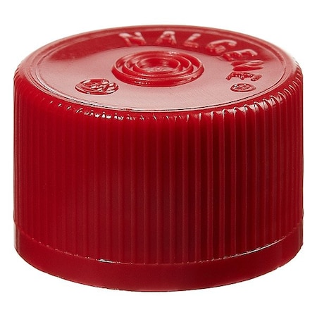Nalgene Closure, Red, 22.1 mm Dia, PK2000 342158-0025