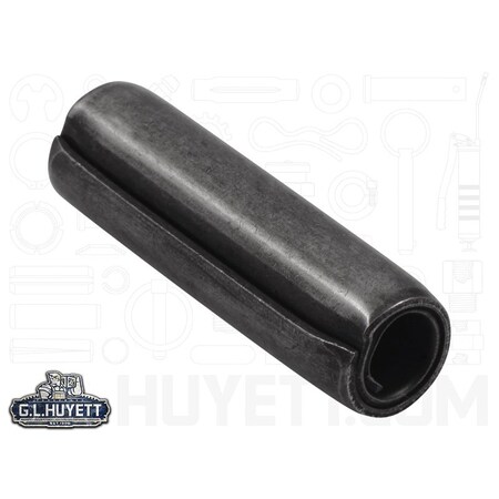 Huyett Coiled Spring Pin, Standard Duty, High Carbon Steel, 10 mm Dia x 35 mm Length SPCM-100-035