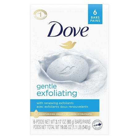 Dove Gentle Exfoliating Beauty Bar Soap, 19.02 Ounce, 6PK 64373745