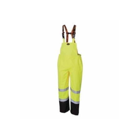 Pioneer 5404AU/5405AU HV 300D Ripstop Waterproof Safety Bib Pant, Large, Y/G 852-V1200461U-L