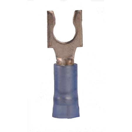 Hillsdale Terminal Fork Terminal, #10 Stud Size, 14 AWG, 600 V, Nylon Insulated, 500 PK 30161