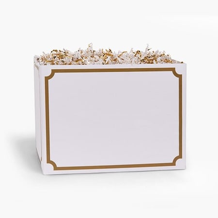 Nashville Wraps Gold Luxe Basket Box, Large 10.25x6x7.5, 6PK GLXL