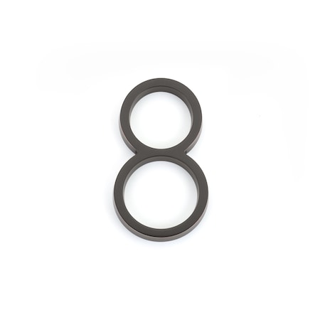 Emtek 7in Modern # 8 House Number Oil Rubbed Bronze Finish 2838US10B