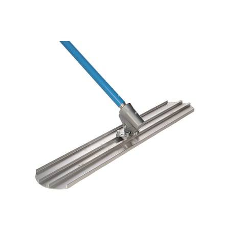 Beton Trowel BullFloat 60-in. x 8-in. Complete Pitch Control Head 3x 6-ft. Extension Handles BT350085