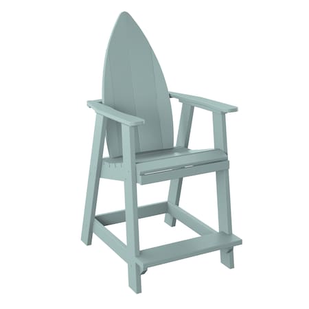 Polybird SURFBOARD NOSE BALCONY CHAIR.        SAGE POLYBIRD P83