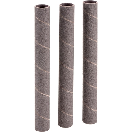 Woodstock 5/8" Dia. x 6" A/O Hard Sanding Sleeve, 80 Grit, 3PK D1426
