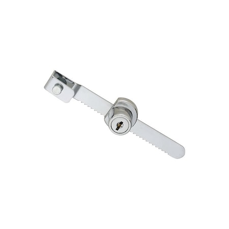 National Hardware VKA828 Series Showcase Lock, Keyed Lock, Y13 Yale, B1 Cole Keyway, Steel/Zinc, Chrome N185-306