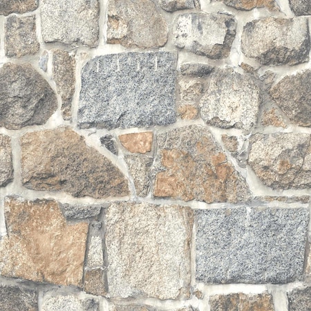 Chesapeake Axelle Rust Stone Wallpaper 4072-70041
