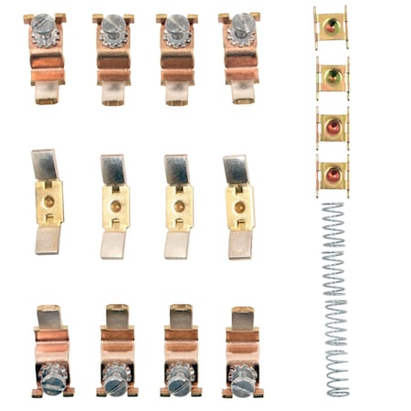 Brah Electric , Direct Replacement 4P 18A NEMA Size 00, 0 Class 9998 Contact Kit 9998SL-12 B9998SL-12