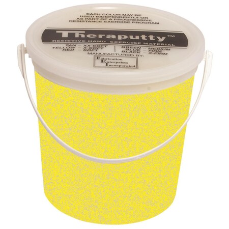 Cando International 5 lbs Sparkle Theraputty Exercise Material, Yellow - Extra Soft 323150