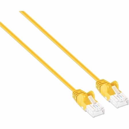 Intellinet Network Solutions CAT6 U/UTP SLIM NETWORK PATCH CABLE, 5 FT., YELLOW 743471