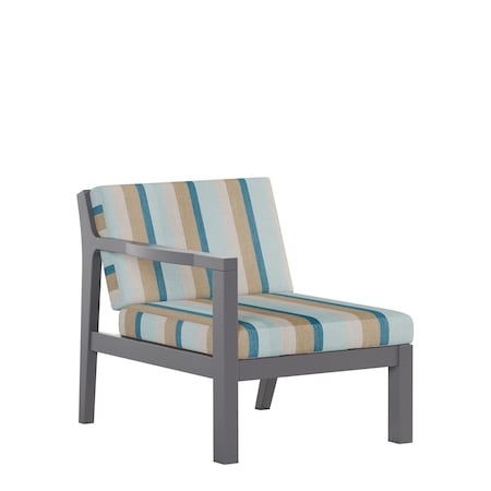 Polybird BREEZE DEEP SEAT SECTIONAL PIECE RIGHT CHAIR        CHARCOAL POLYBIRD P102-CH-GAMI