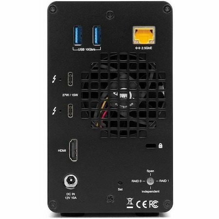 Owc 40.0TB Gemini - Thunderbolt USB-C Dock and Dual-Drive HDD RAID External Storage Solution OWCTB3GM000H40