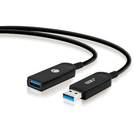Siig USB 3.0 AOC Male to Female Active Cable - 30M CB-US0U11-S1
