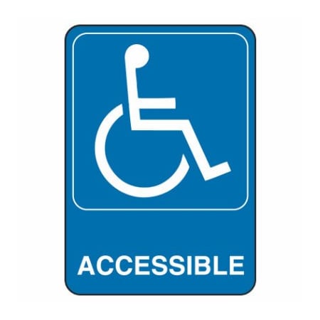 Hillman 5X7 Handicapped Sign 841780