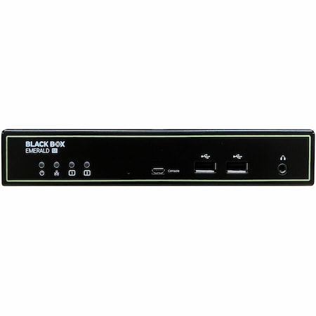 Black Box BLACK BOX KVM-over-IP Receiver - Dual-Monitor, DisplayPort, USB 2.0, Audio, RJ45 EMD2002SE-DP-R