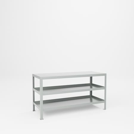 Pucel Steel Drawer Cabinet, 24 in D x 60 in W x 32 1/2 in H, Gray 2460-3