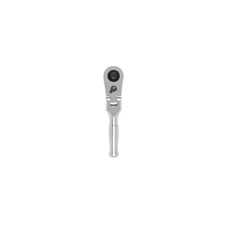 Tekton 1/2 Inch Drive x 6 Inch Flex Head Quick-Release Stubby Ratchet SRH36206