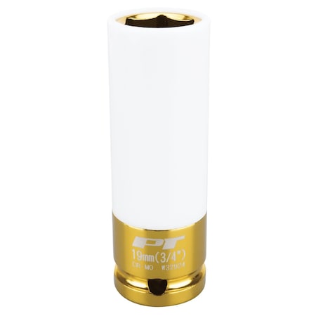 Performance Tool 1/2 in. Drive 19 mm / 3/4 in. Thin Wall Socket W32924