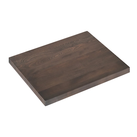 Flash Furniture Bennett 24x30 Solid Wood Indoor 1.5 Inch Thick Rectangular Tabletop in Dark Brown GSF-003-24X30-DKBRN-GG