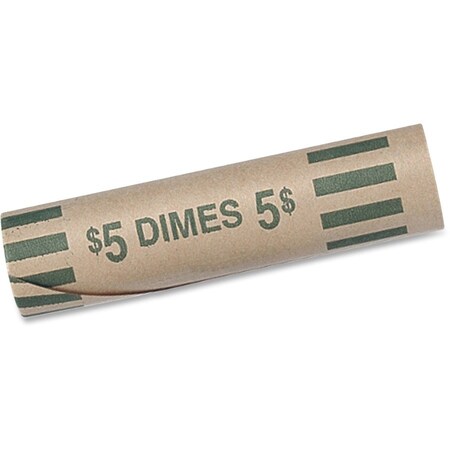 Coin-Tainer Tubular Coin Wrapper, Dime, PK1000 2160600C02