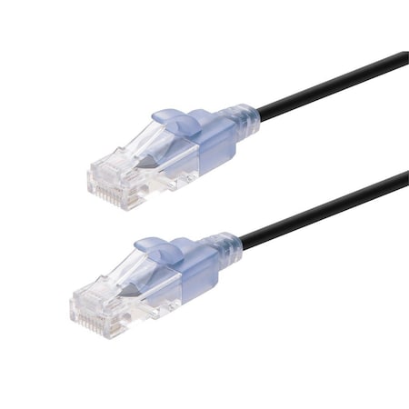 Monoprice Voice and Data Patch Cord, Black, 3 ft L 44500