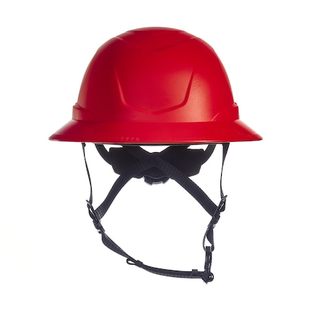 Msa Safety Helmet, Red, ABS 10250599