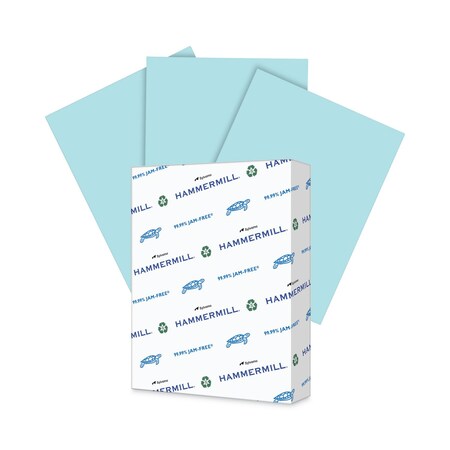 Hammermill/Hp Colors Print Paper, 20 lb Bond Weight, 8.5 x 11, Blue, 500 Per Ream, 1 PK 10330-9