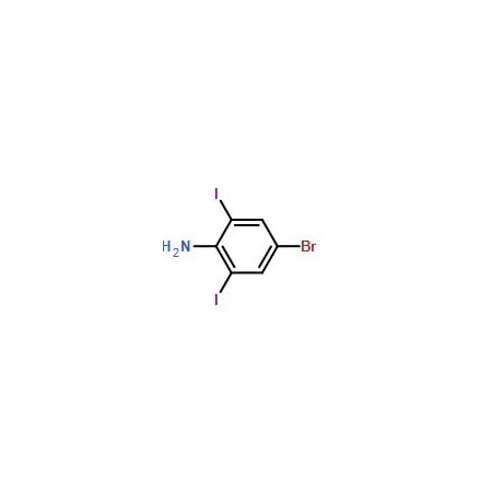 Ak Scientific 4-Bromo-2, 6-diiodoaniline (250mg), CAS 89280-77-3 2260AF-250mg