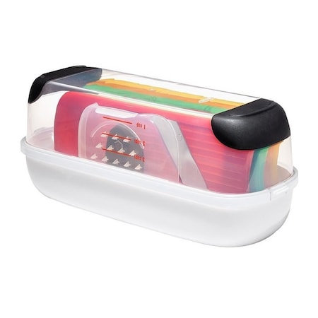 Good Grips 1253580V2 Grater and Slicer Set, Stainless Steel Blade, Dishwasher Safe: Yes 11316000