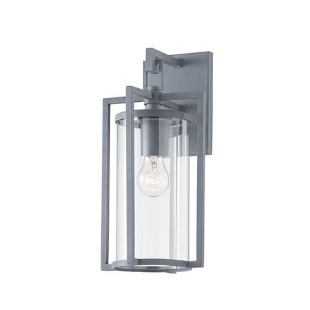 Troy Lighting Percy 1 Light Wall Sconce 7.25 In. Weathered Zinc B1141-WZN