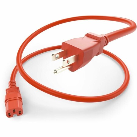 Unc Group POWER CORD 5-15P TO C15 15AMP RED 2FT PWCD-515PC15-15A-02F-RED