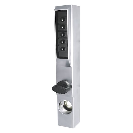 Dormakaba Narrow Stile Lock with Thumbturn, Satin Chrome 3002-26D-41