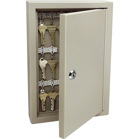 Kidde Key Cabinet, Steel, Clay, 8.11 in W, 12.04 in H, 3.19 in D 001801