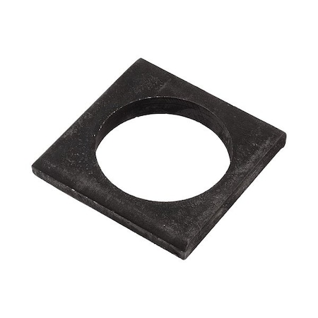 Zoro Select Square Washer, Fits Bolt Size M36 , Stainless Steel Black Oxide Finish Z89M36-316-BX