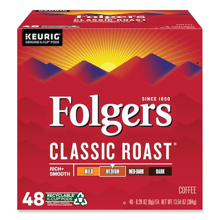 Folgers Gourmet Selections Classic Roast Coffee K-Cups, 48PK 5000368731