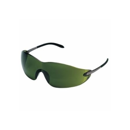 Mcr Safety Blackjack Elite Protective Eyewear, Green 3.0 Lens, Duramass Scratch-Resistant 135-S21130