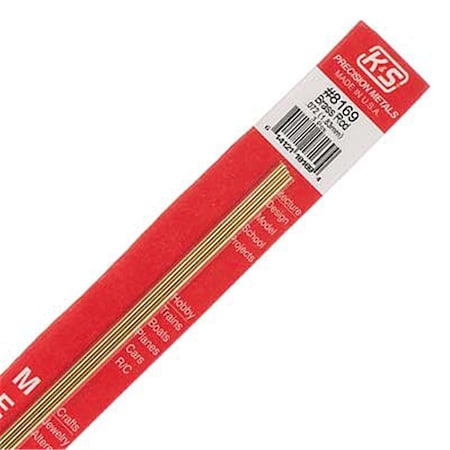 Proceso K-S8169 0.072 x 12 in. Solid Brass Rod PR3539109