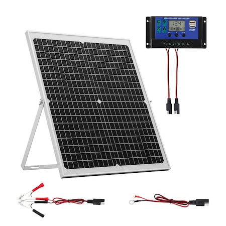 Vevor Solar Battery Trickle Charger Maintainer 12V with MPPT Controller 30W