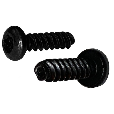 Newport Fasteners #4-20 x 3/8 in, Black Oxide 18-8 Stainless Steel Pan Head Torx Drive, 1000 PK 574578-1000