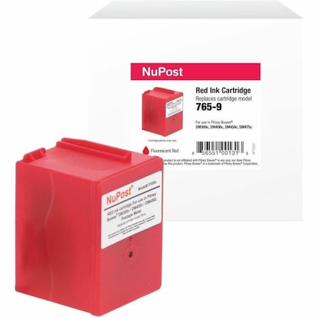 Cig NuPost Non-OEM New Postage Meter Red Ink Cartridge for Pitney Bowes 765-9 NPT300C