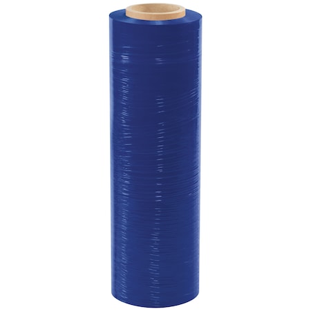 Non-Branded 18in x 59 Gauge x 1500ft Blue Color-Tinted Hand Stretch Film, 4PK SF1859TBLUE