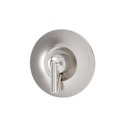 Symmons Birch Wall Mounted Shower Valve Trim with Volume Control Lever (Valve Not Included) S5990STNTRM
