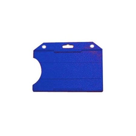 Brady BADGE HOLDER, BLUE, HORIZONTAL SEMI-RIGID CARD HLDR W/4TH SIDE RAIL 1840-8112