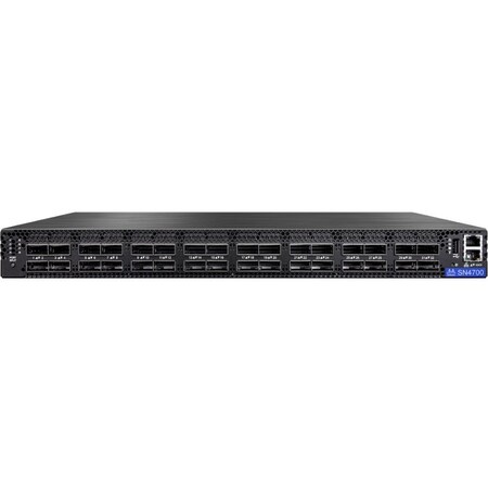 Nvidia MELLANOX SPECTRUM-3 BASED 400GBE 1U OPEN ETHERNET SWITCH WITH CUMULUS LINUX, 32 MSN4700-WS2FC